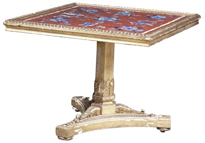 Lot 203 - George IV Blue and White Porcelain-Inlaid...