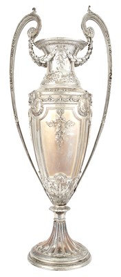Lot 1159 - American Sterling Silver Two Handled Vase...