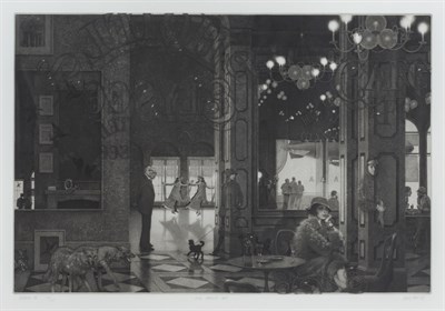 Lot 110 - Peter Milton (b. 1930) INTERIORS IV: HOTEL...