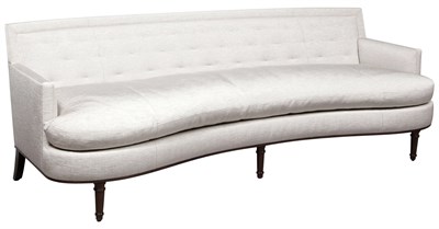 Lot 281 - Upholstered Loose Cushion Reverse Serpentine...
