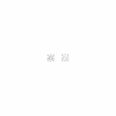 Lot 71 - Pair of Platinum and Diamond Stud Earrings