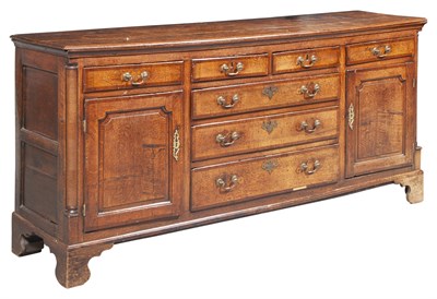 Lot 233 - English Provincial Oak Dresser Base Height 36...