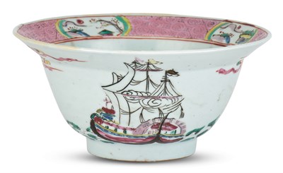 Lot 364 - A Chinese Export Famille Rose Porcelain Bowl...