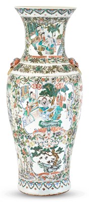 Lot 175 - A Pair of Chinese Famille Verte Porcelain...