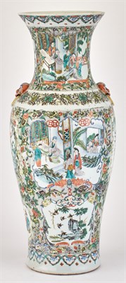 Lot 175 - A Pair of Chinese Famille Verte Porcelain...