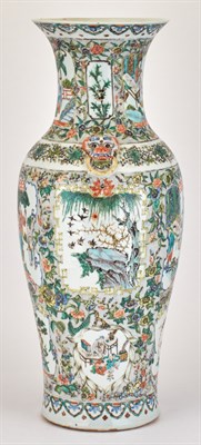 Lot 175 - A Pair of Chinese Famille Verte Porcelain...