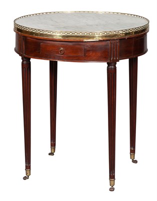 Lot 380 - Louis XVI Style Brass-Mounted Mahogany...