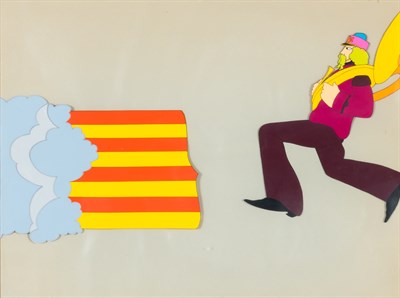 Lot 238 - [ANIMATION ART] Cell for The Beatles "Yellow...