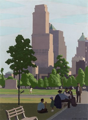Lot 1122 - Robert Knight Ryland American, 1873-1951 City...