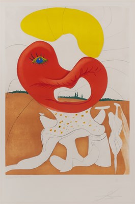 Lot 38 - Salvador Dalí (1904-1989) LE SANG ET DU LIN ET...