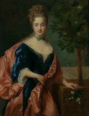Lot 26 - Attributed to Hyacinthe Rigaud Portrait of a...