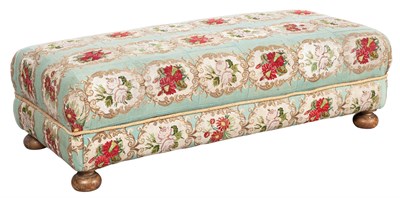 Lot 329 - Victorian Floral Needlework-Upholstered...