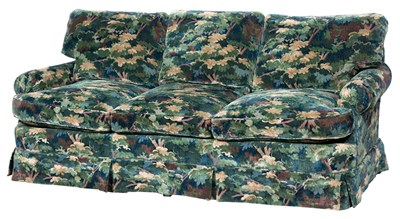 Lot 132 - 'Mille Fleur' Velvet-Upholstered Three-Seat...