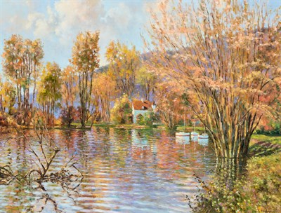 Lot 16 - Claude Cambour French, b. 1940 L'Automne a...