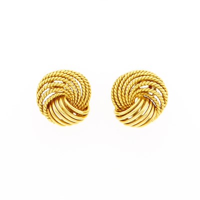 Lot 15 - Pair of Gold Earclips