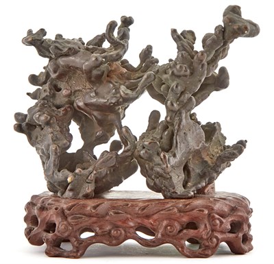 Lot 1014 - Chinese Bronze Scholar's Rock Height 5 1/2...