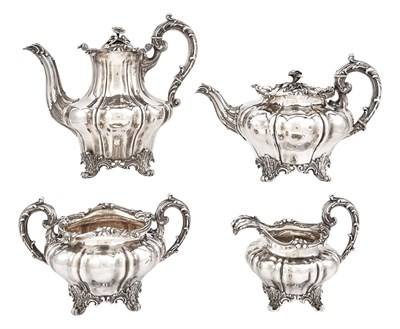 Lot 1238 - William IV Sterling Silver Tea and Coffee...