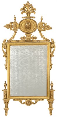 Lot 111 - Italian Neoclassical Style Giltwood Mirror...