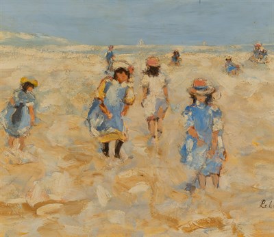 Lot 112 - French School 20th Century Figures on the...