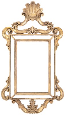 Lot 124 - Rococo Style Giltwood Mirror Height 35 inches,...
