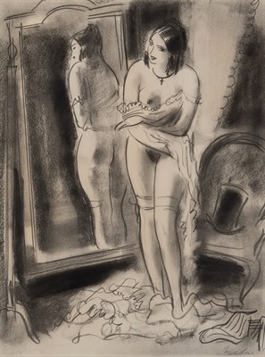 Lot 131 - 20th Century School Woman by a Mirror Signed...