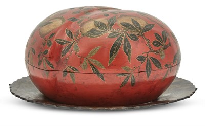 Lot 142 - A Continental Japanese-Style Papier Mache...
