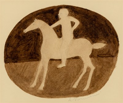 Lot 143 - 20th Century School Horse and Rider Signed...