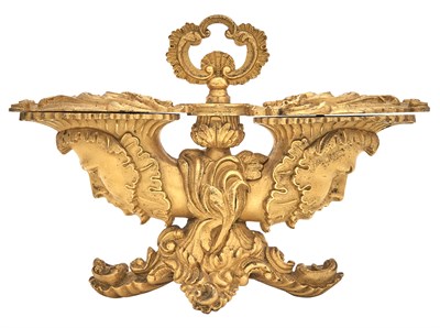 Lot 128 - Charles X Gilt Bronze Double Inkwell Height 5...
