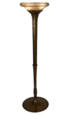 Lot 444 - Louis Katona and Daum Art Deco Gilt-Iron and...