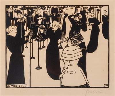 Lot 190 - Félix Vallotton (1865-1925) LA MODISTE...