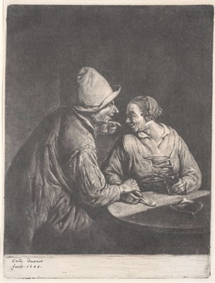 Lot 51 - Cornelis Dusart (1660-1704) COUNTRY WOMAN WITH...