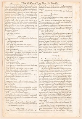 Lot 119 - [SHAKESPEARE, WILLIAM The First Part of Kind...