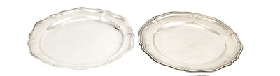Lot 183 - Two Continental Silver Chargers Early 19th...