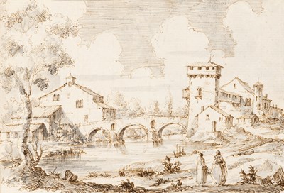 Lot 98 - Follower of Gaspar van Wittel, called Gasparo...