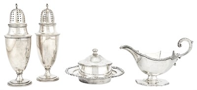 Lot 293 - Three Sterling Silver Table Articles...
