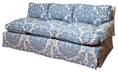Lot 284 - Upholstered Loose Cushion Sofa In Antico...
