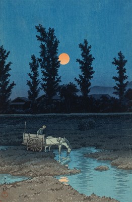 Lot 392 - A Japanese Shin Hanga Woodblock Print by...