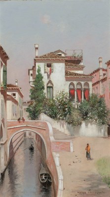 Lot 1005 - Warren Sheppard American, 1858-1937 Venetian...
