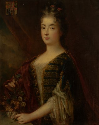 Lot 27 - School of Hyacinthe Rigaud Portrait of Lady...