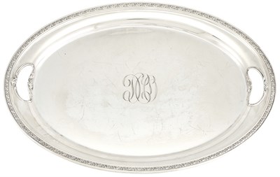 Lot 1132 - Alvin Sterling Silver Two Handled Tray Early...