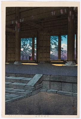 Lot 381 - A Japanese Shin Hanga Print by Hasui Kawase...
