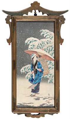 Lot 1248 - A Japanese Print by Takahashi Shotei Taisho...