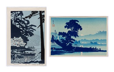 Lot 1245 - Two Japanese Woodblock Shin Hanga Prints...