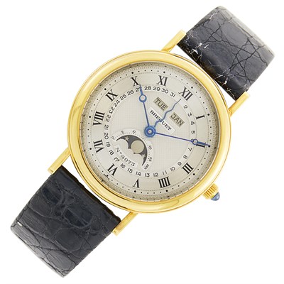 Lot 6 - Breguet Gentleman's Gold 'Astronomic Serpentine' Wristwatch, Ref. 3040