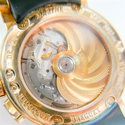 Lot 45 - Breguet Gentleman's Rose Gold 'Marine' Chronograph Wristwatch, Ref. 5827BR