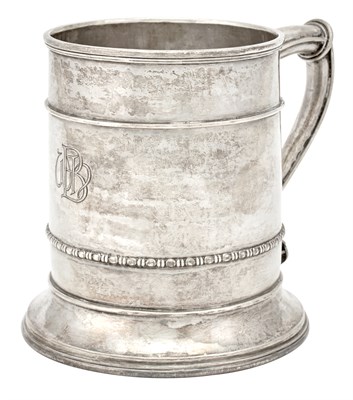 Lot 178 - George V Sterling Silver Mug Omar Ramsden,...