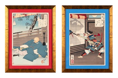 Lot 1244 - Two Japanese Ukiyo-e Prints by Yoshitoshi 19th...