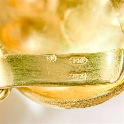 Lot 2 - High Karat Gold Woven Link Necklace