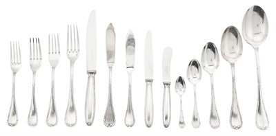 Lot 224 - Christofle Silver Plated Rubans Pattern...