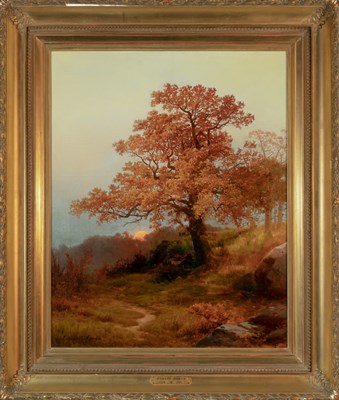 Lot 62 - Edward Moran American, 1829-1901 The Oak Tree...